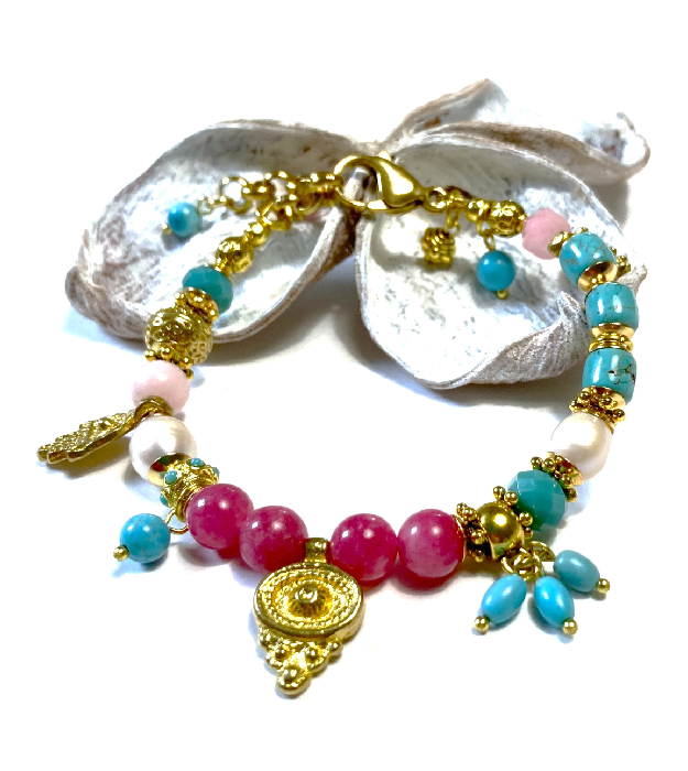 armband rhodochrosiet 1