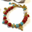 donkerrode armband