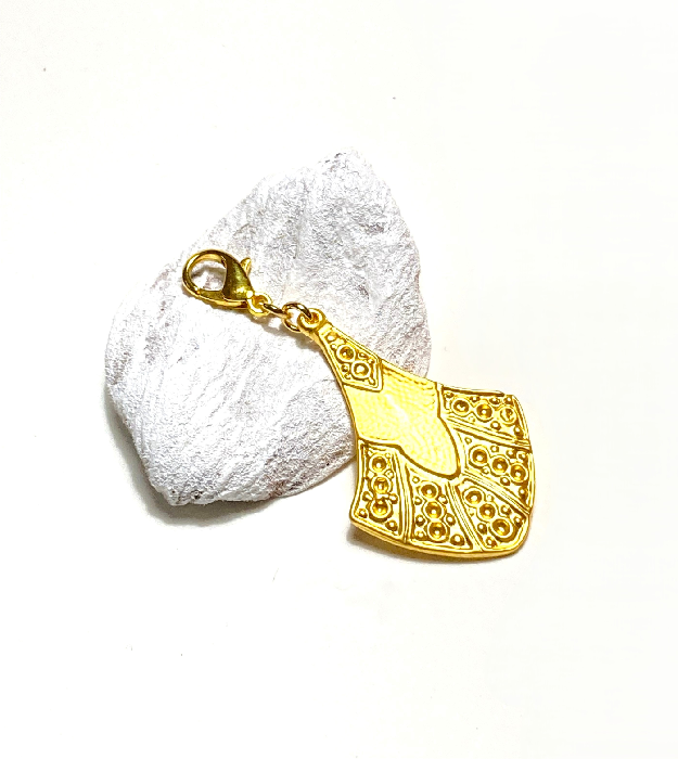 Mat vergulde boho hanger