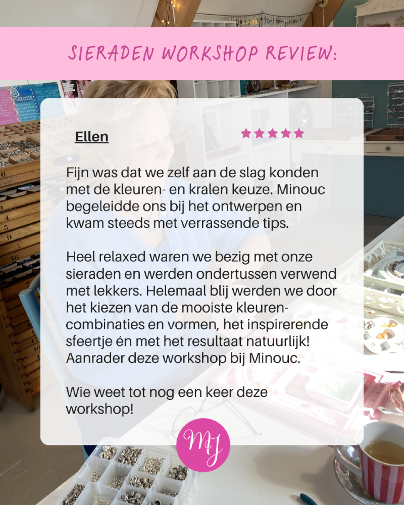 Sieraden workshop in Amsterdam Moucy's